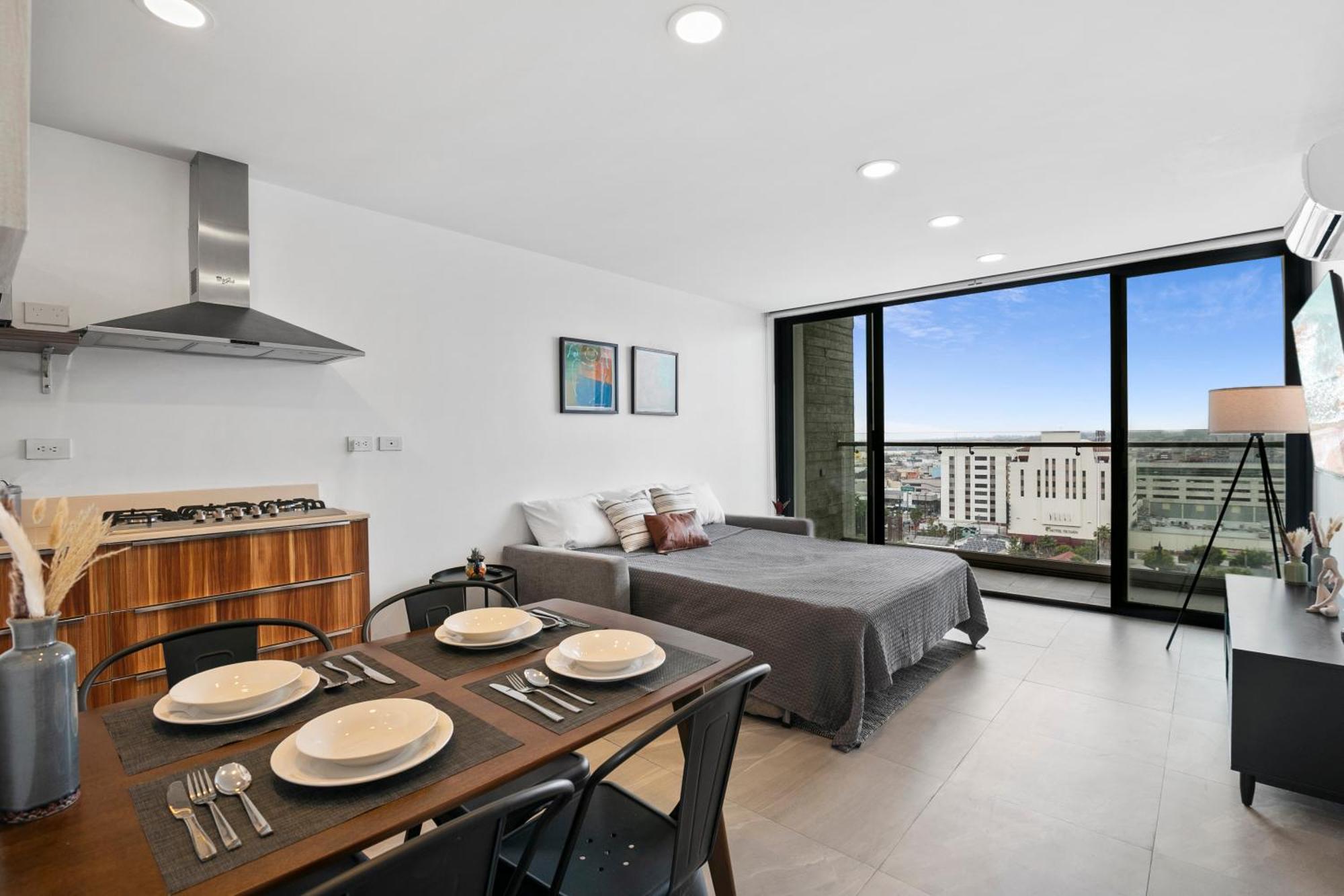 Downtown Apartment With Balcony City View, Gym & Lounge Tijuana Exterior photo